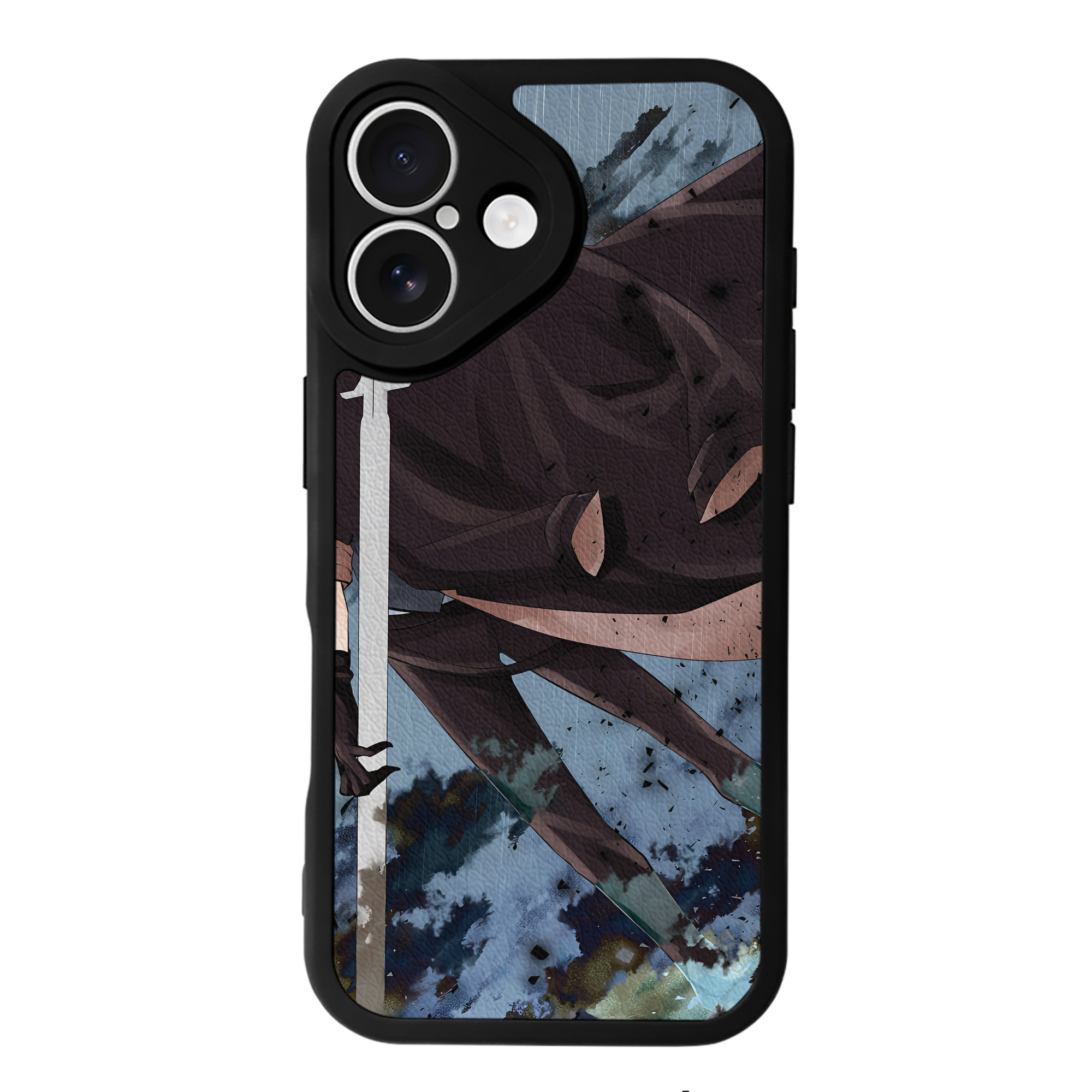 （画像用） 文豪ストレイドッグス Bungo Stray Dogs 【iPhone 16シリーズ対応】シリコンスマホケース（レザー調） 材質：シリコン